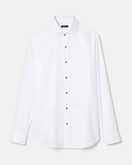 White Tuxedo Dress Shirt