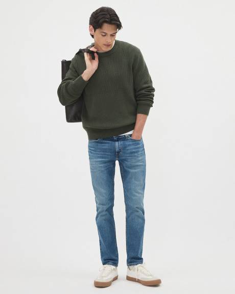 Long-Sleeve Crew-Neck Sweater