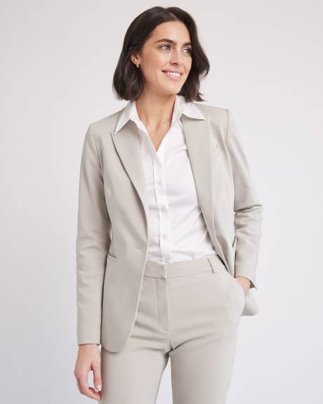 Limitless One-Button Fitted Blazer