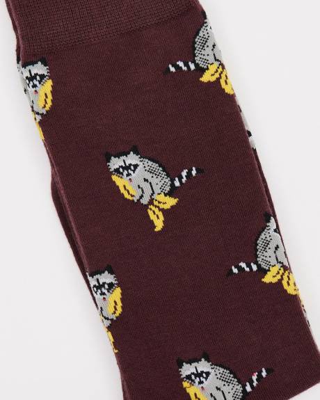 Raccoon Socks