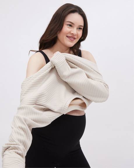 Pull Décontracté en Tricot Ottoman - Thyme Maternité