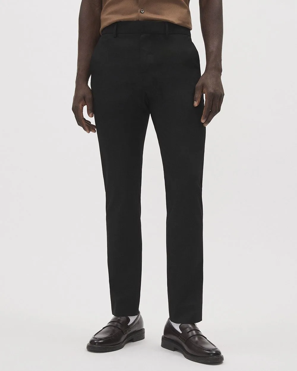 Solid Slim-Fit City Pant