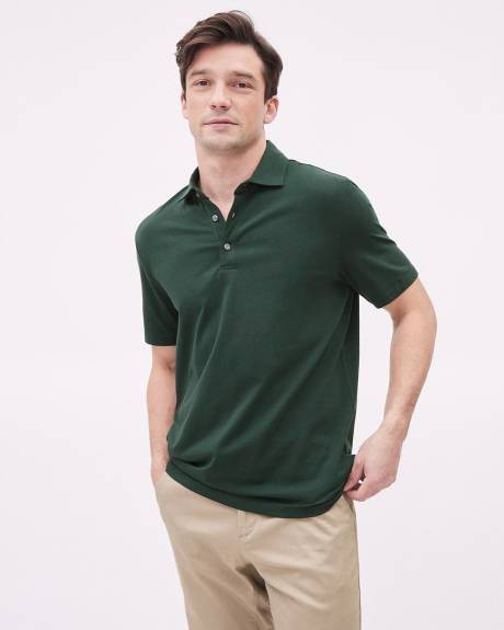 Short-Sleeve Supima (R) Cotton Jersey Polo