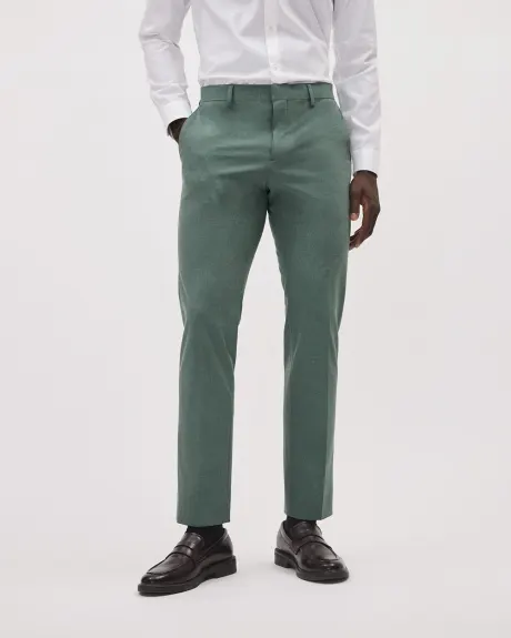 Pantalon de Complet Vert Jade à Coupe Étroite