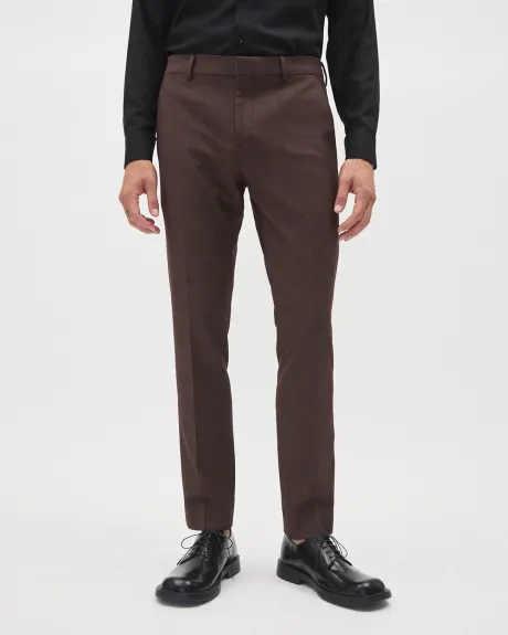 Slim-Fit Knit-Like Suit Pant