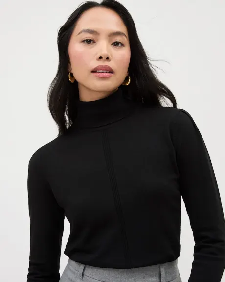 Wool-Blend Turtleneck Sweater