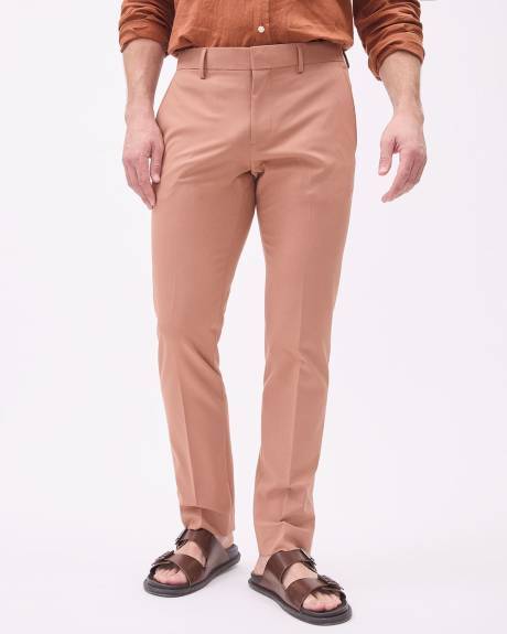 Pantalon de Complet Terracotta à Coupe Étroite