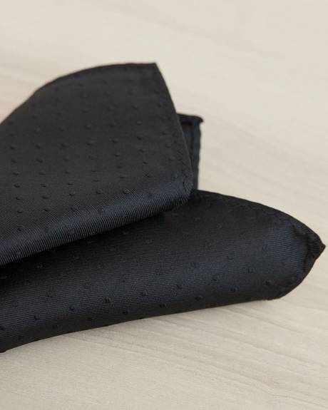 Black Dotted Handkerchief