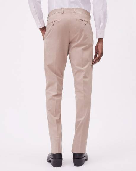 Pantalon de Complet Rosé à Coupe Étroite