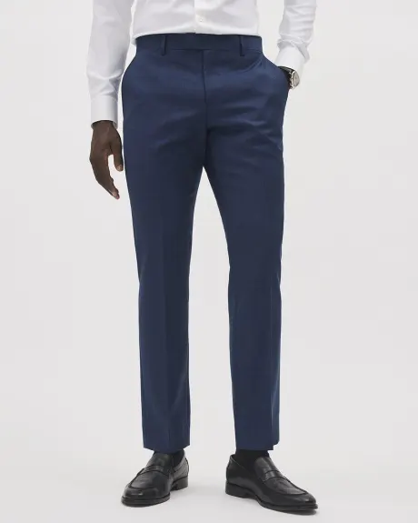 Pantalon Essentiel en Laine Bleu Moyen