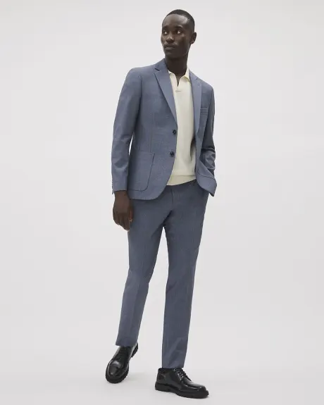 Slim-Fit Knit-Like Suit Pant