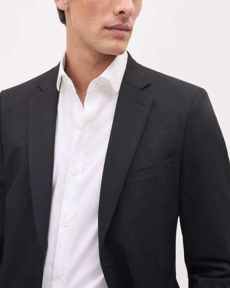 Black Slim Fit E-Tech Blazer