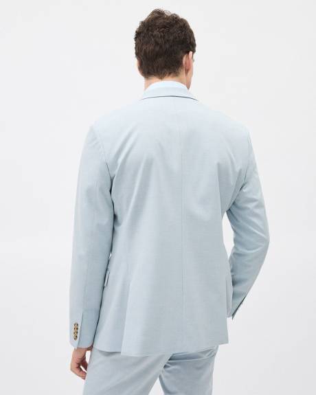 Slim-Fit Light Blue Suit Blazer