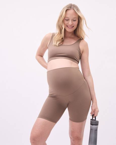 Soft Touch Biker Short - Thyme Maternity