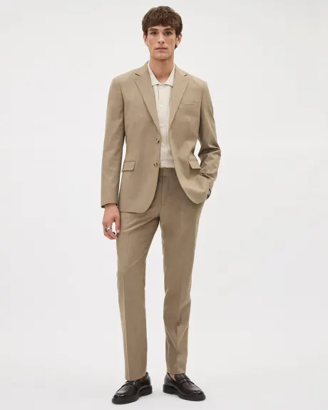 Brushed Twill Tailored-Fit Blazer