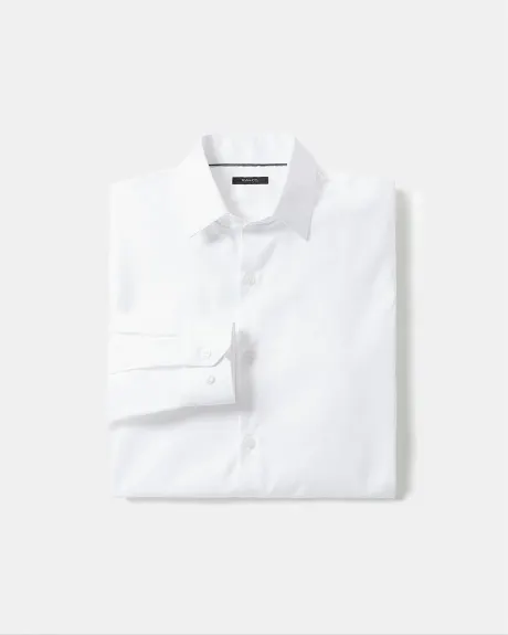 Solid Easy-care Twill Dress Shirt