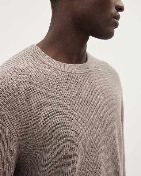 Long-Sleeve Crew-Neck Sweater