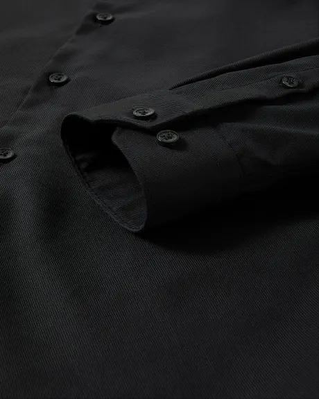 Solid Easy-care Twill Dress Shirt