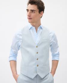 Light Blue Suit Vest