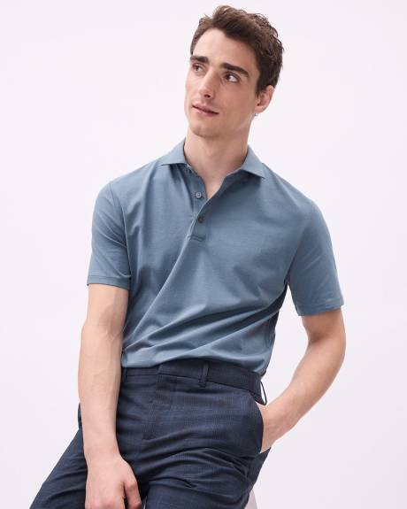 Short-Sleeve Supima (R) Cotton Jersey Polo