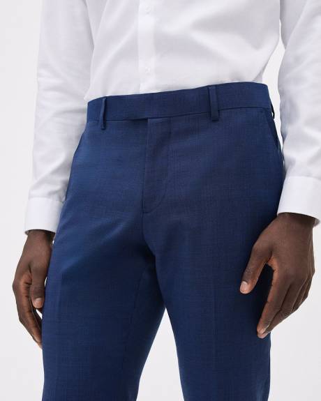 Pantalon Essentiel en Laine Bleu Moyen