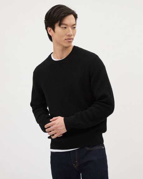 Long-Sleeve Crew-Neck Sweater