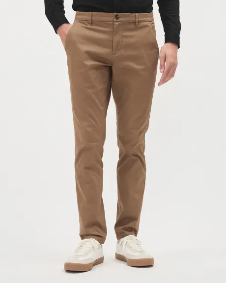 Pantalon Chino Ultra-Extensible à Coupe Étroite