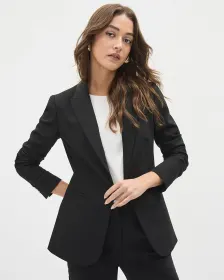 Limitless One-Button Fitted Blazer