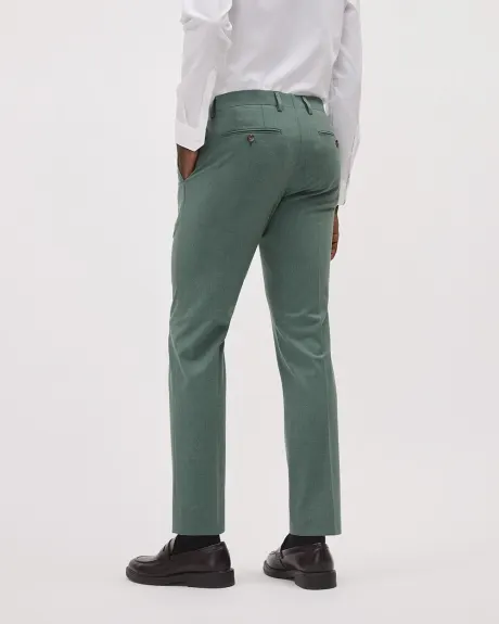 Pantalon de Complet Vert Jade à Coupe Étroite