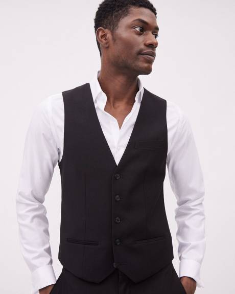 Wool-Blend Suiting Vest