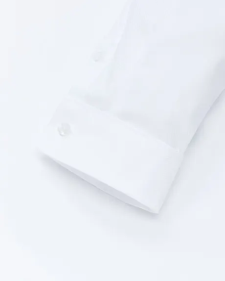 Twill Easy-care Dress Shirt with French Cuff