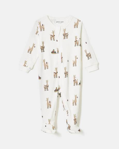 Ensemble Pyjama et Couverture des Fêtes pour Nouveau-Né - 2 Pièces