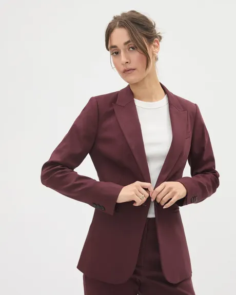 Limitless One-Button Fitted Blazer