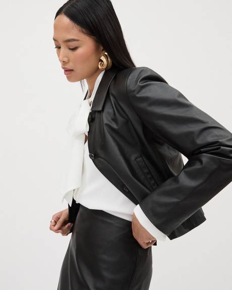 Genuine Leather Worker Jacket