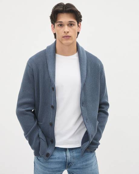 Shawl-Collar Cardigan