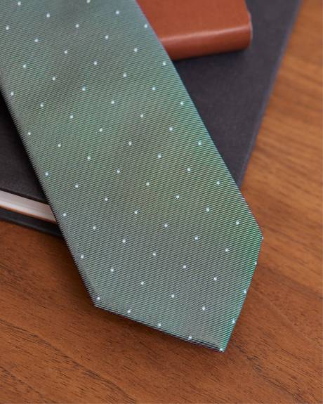 Dotted Grey Regular Tie