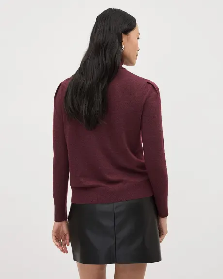 Wool-Blend Turtleneck Sweater