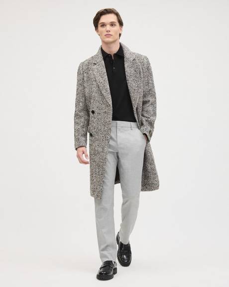 Houndstooth Tailored-Fit City Pant