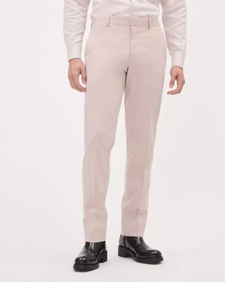 Pantalon de Complet Rose Pâle à Coupe Étroite