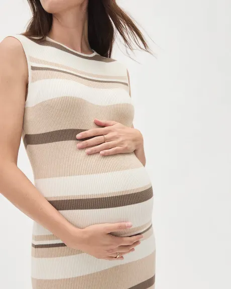 Extended-Sleeve Bodycon Sweater Dress - Thyme Maternity