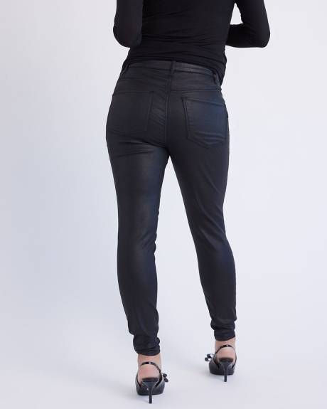 Coated Denim Skinny Ankle Pant - Thyme Maternity