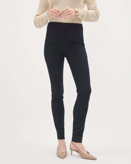 High-Rise Long Solid City Legging Pant