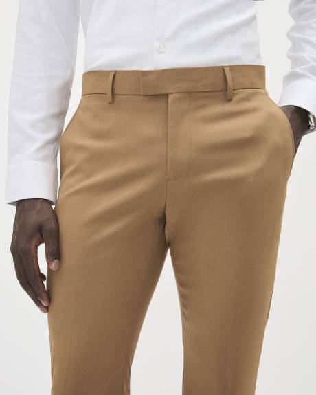 Slim-Fit Dark Honey Suit Pant