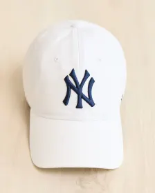 White NY Yankees Classic '47 Clean Up Cap