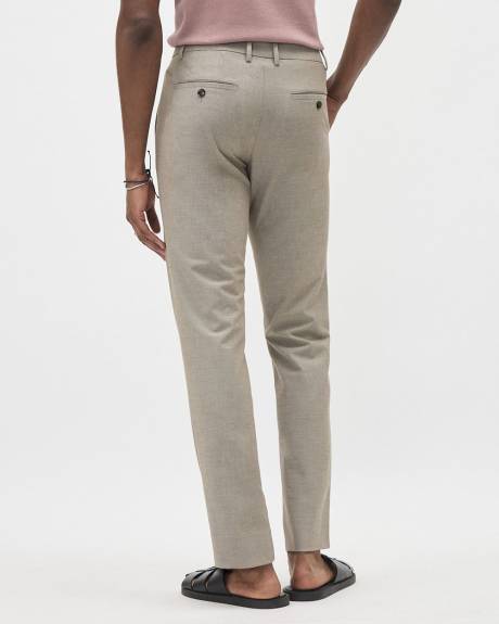 Solid Slim-Fit City Pant