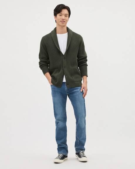 Shawl-Collar Cardigan