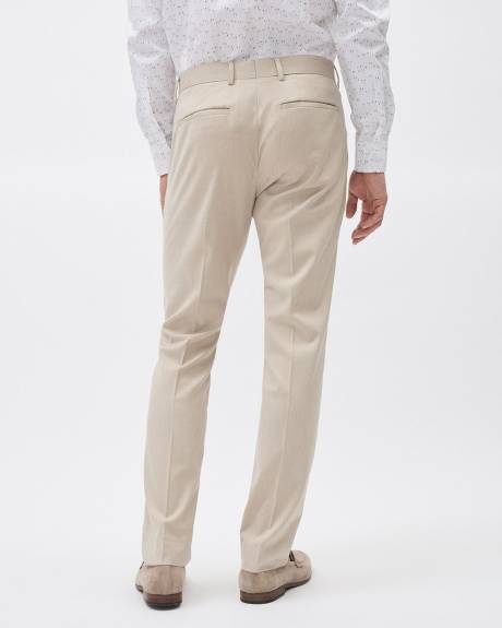 Pantalon de Complet Beige à Coupe Étroite