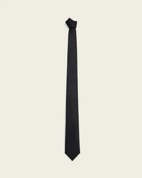 Skinny Dark Solid Tie