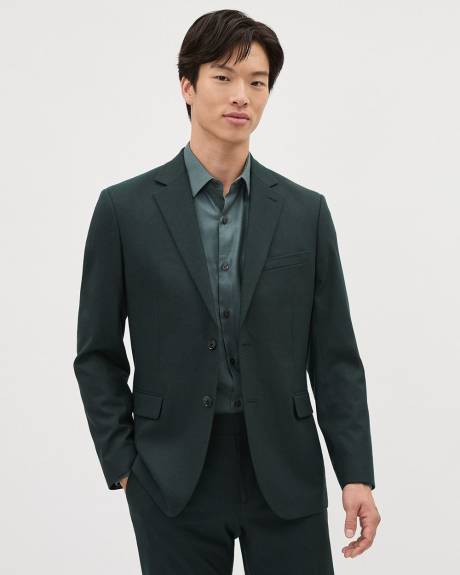 Brushed Twill Tailored-Fit Blazer