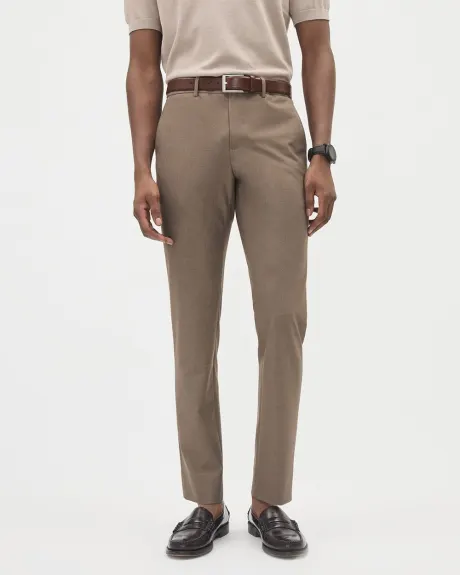 Solid Slim-Fit City Pant